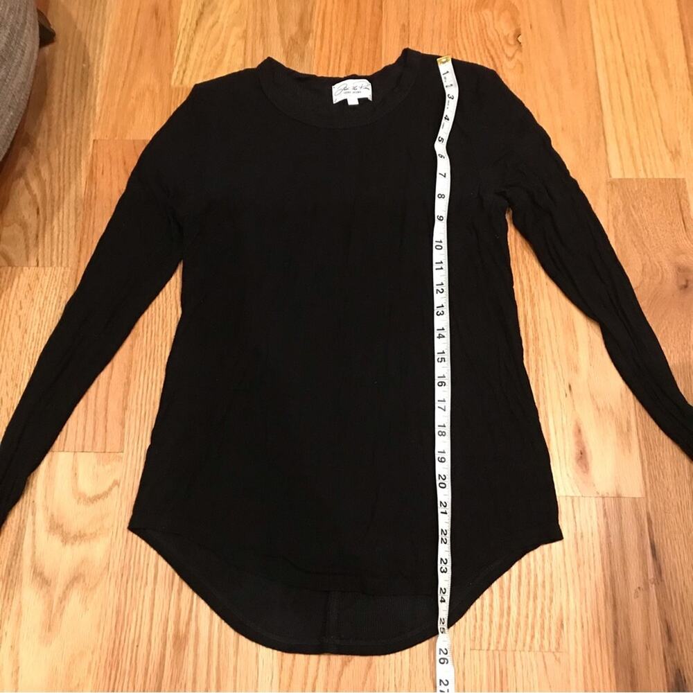 Feel the Piece Terre Jacobs Black Long Sleeve Top XS/S - Picture 3 of 6